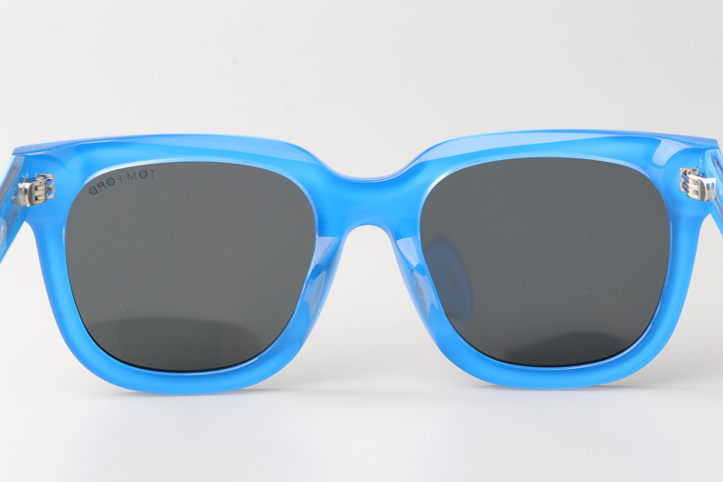 TF690F Sunglasses Blue Gray