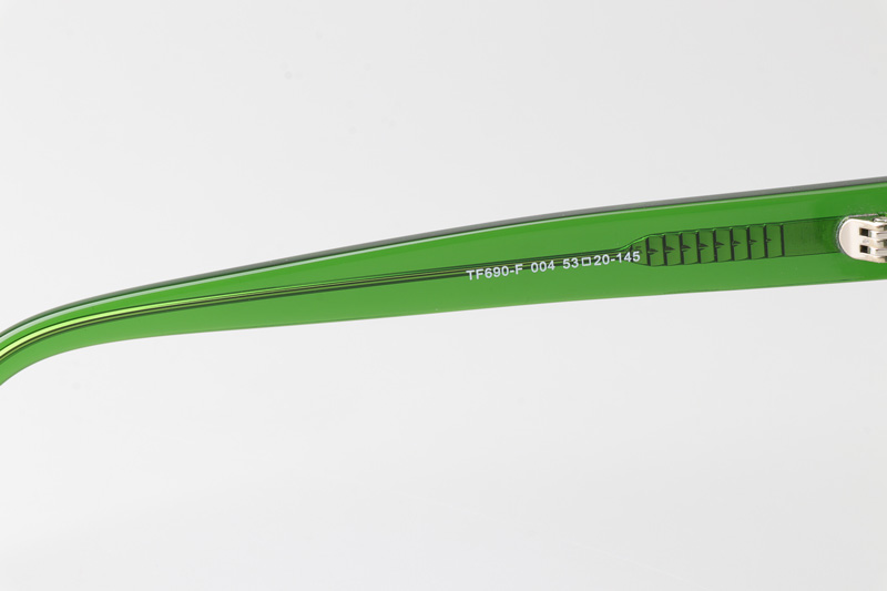 TF690F Sunglasses Green Gray