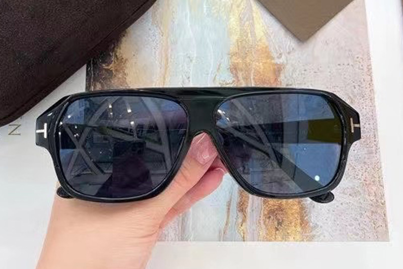 TF908 Sunglasses In Black Grey