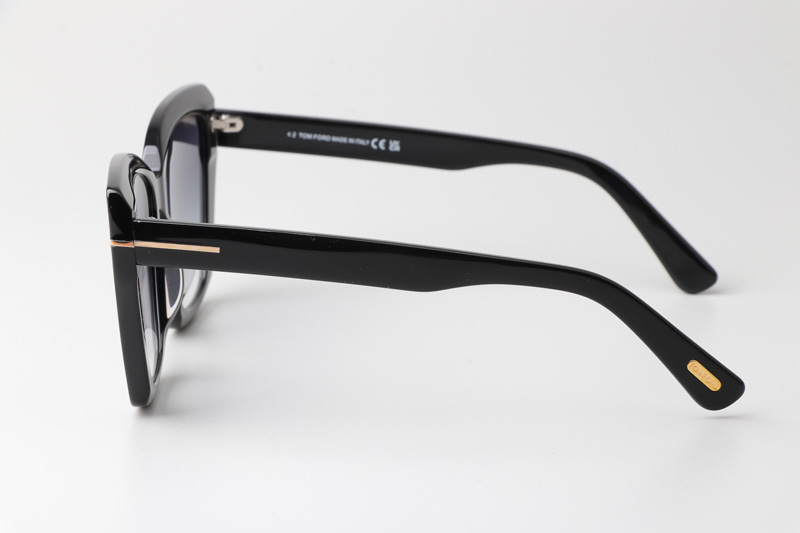 TF920 Scarlet Sunglasses Black Gradient Gray