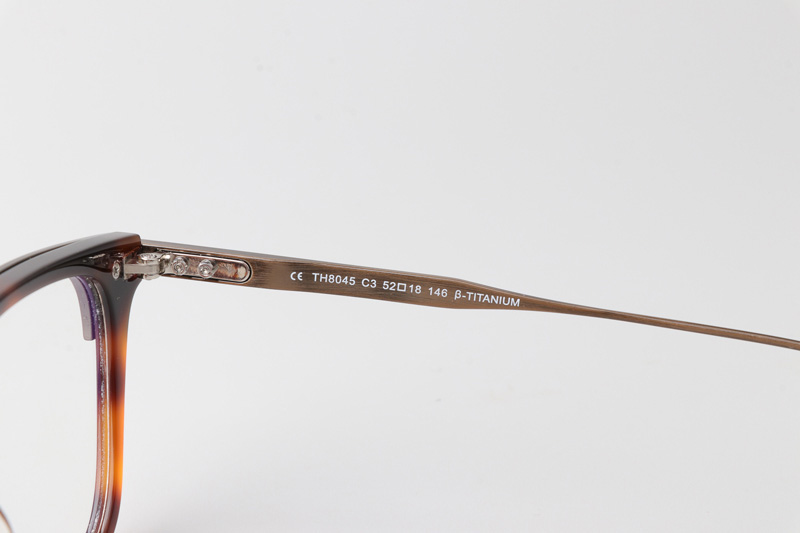 TH8045 Eyeglasses Tortoise Bronze