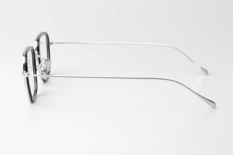 TH9061 Eyeglasses Silver Black