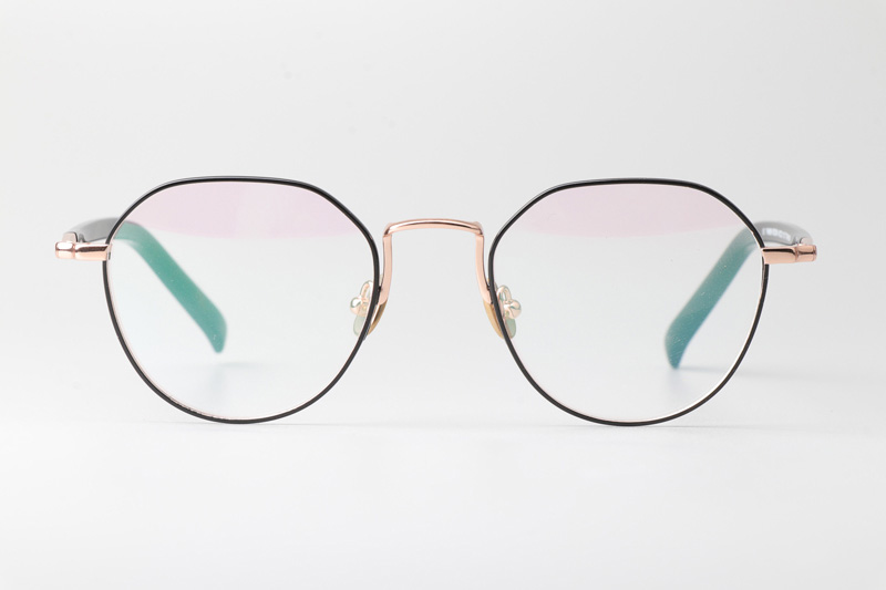 TH9066 Eyeglasses Black Gold Tortoise