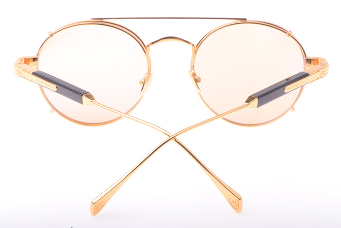 THE POET I Sunglasses In Gold Brown