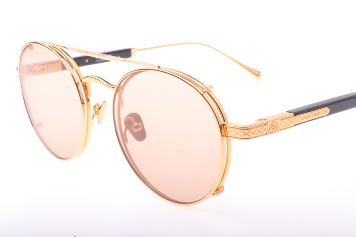 THE POET I Sunglasses In Gold Brown