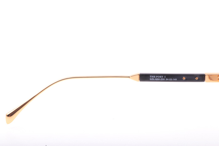 THE POET I Sunglasses In Gold Brown