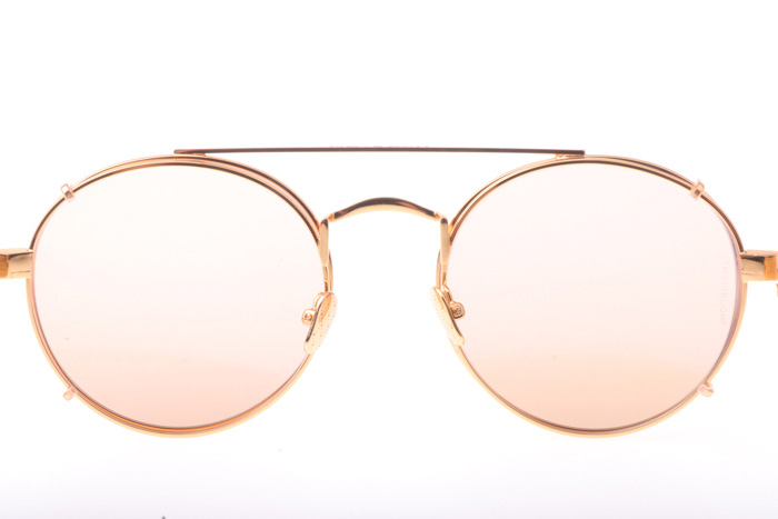 THE POET I Sunglasses In Gold Brown