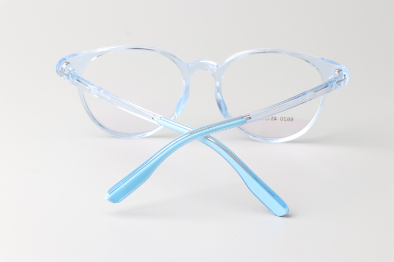 TR6620 Eyeglasses Transparent Blue