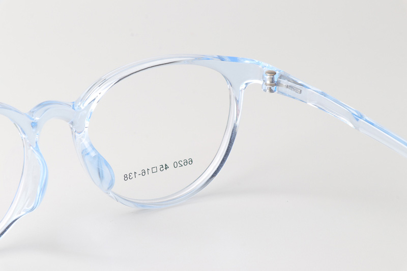 TR6620 Eyeglasses Transparent Blue