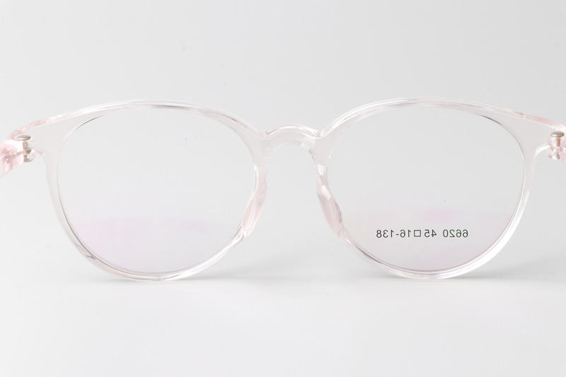 TR6620 Eyeglasses Transparent Pink