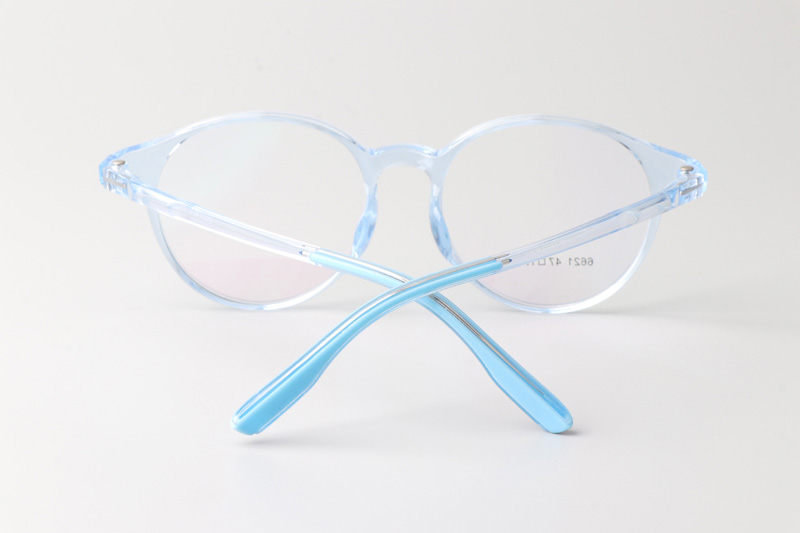 TR6621 Eyeglasses Clear Blue