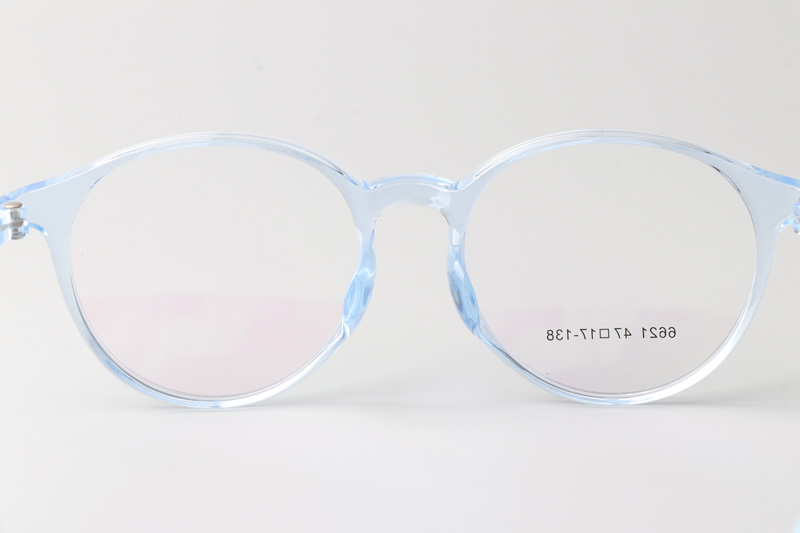 TR6621 Eyeglasses Clear Blue