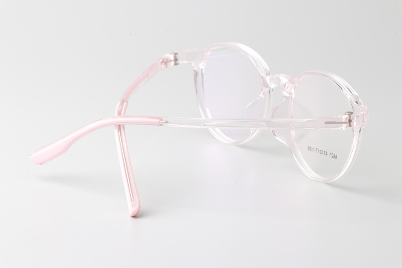TR6621 Eyeglasses Clear Pink