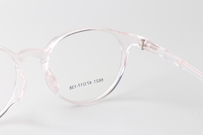 TR6621 Eyeglasses Clear Pink