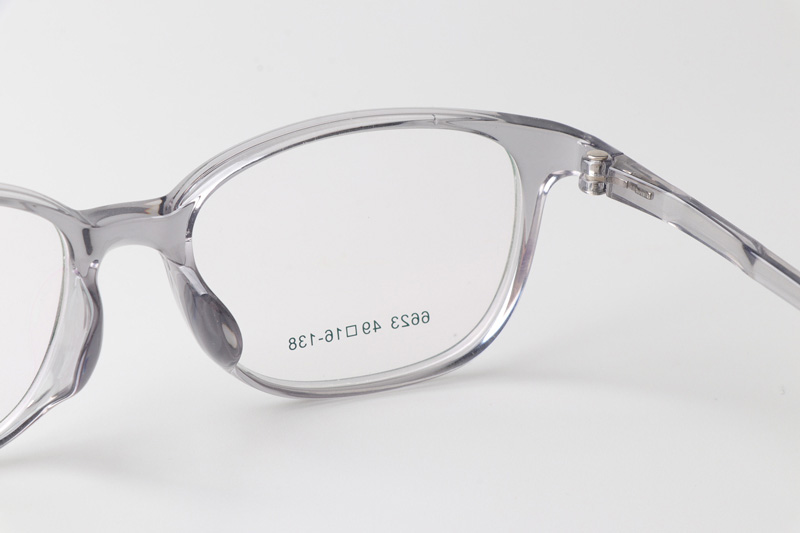 TR6623 Eyeglasses Clear Gray