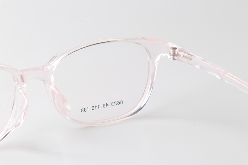 TR6623 Eyeglasses Clear Pink
