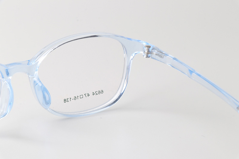 TR6624 Eyeglasses Clear Blue