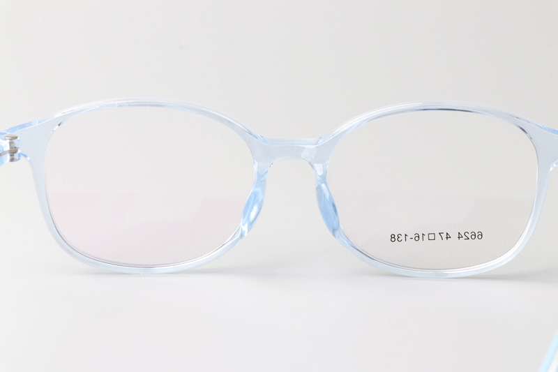 TR6624 Eyeglasses Clear Blue
