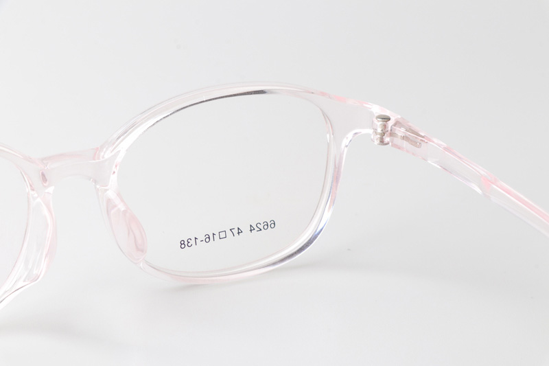 TR6624 Eyeglasses Clear Pink