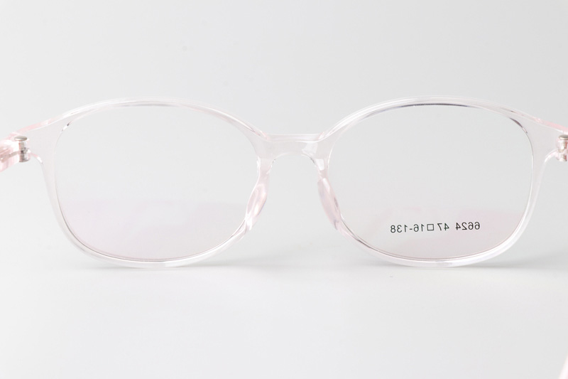 TR6624 Eyeglasses Clear Pink