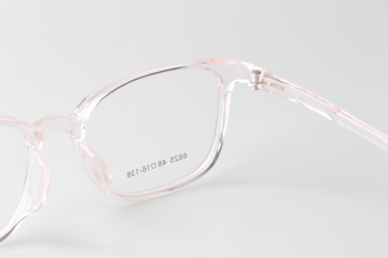 TR6625 Eyeglasses Transparent Pink