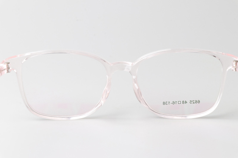 TR6625 Eyeglasses Transparent Pink