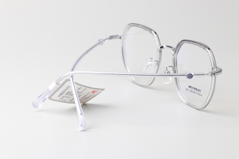 TT31017 Eyeglasses Transparent Silver
