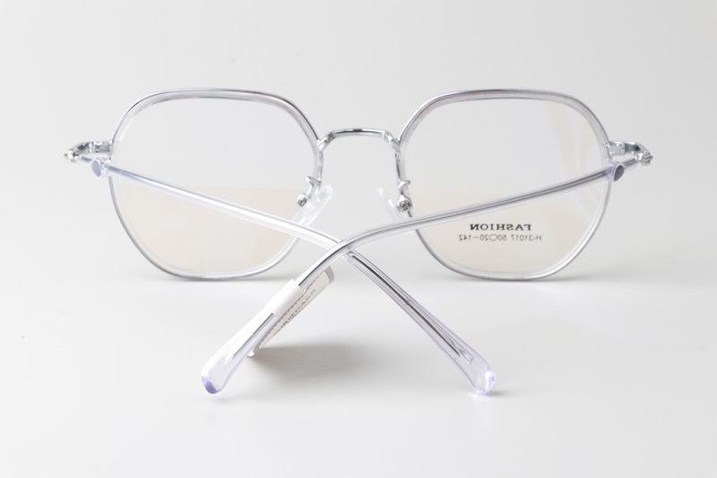 TT31017 Eyeglasses Transparent Silver