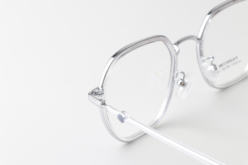 TT31017 Eyeglasses Transparent Silver