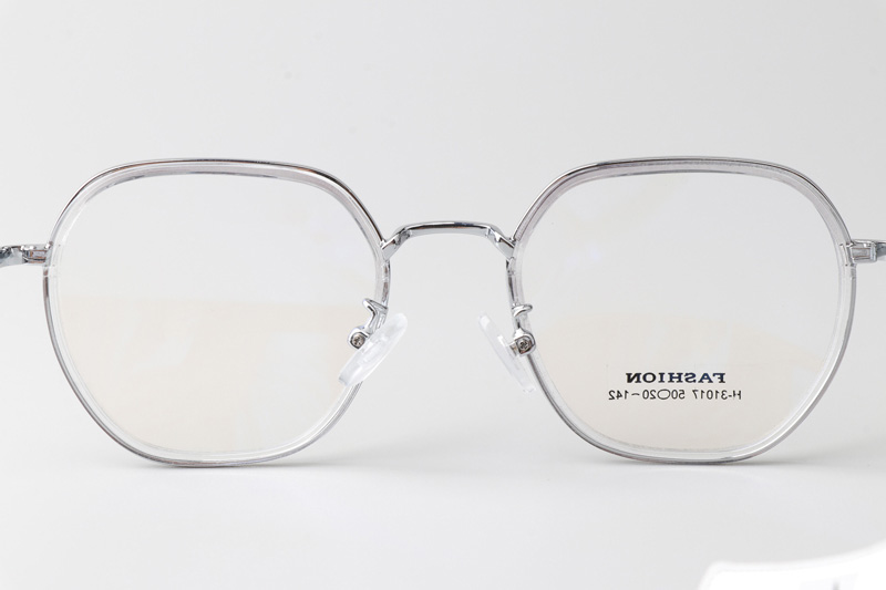 TT31017 Eyeglasses Transparent Silver