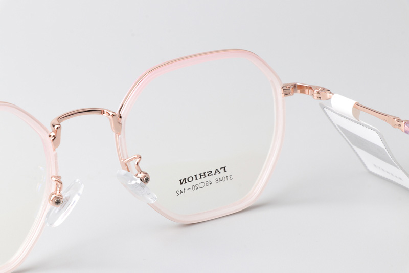 TT31046 Eyeglasses Pink Rose Gold