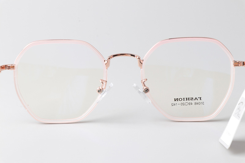 TT31046 Eyeglasses Pink Rose Gold