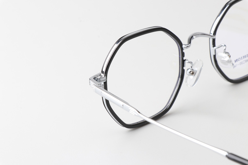 TT31056 Eyeglasses Black Silver
