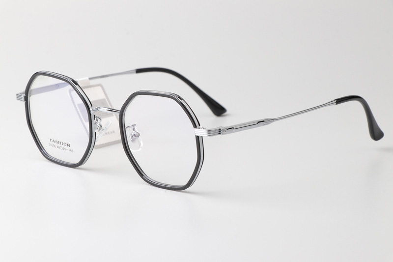 TT31056 Eyeglasses Black Silver
