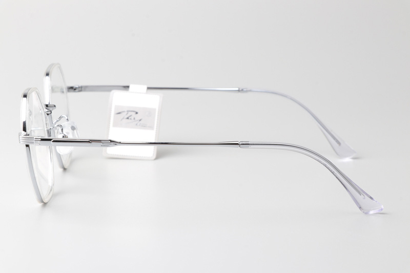 TT31056 Eyeglasses Transparent Silver
