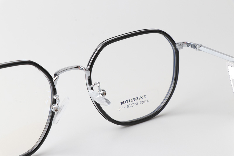 TT31057 Eyeglasses Black Silver
