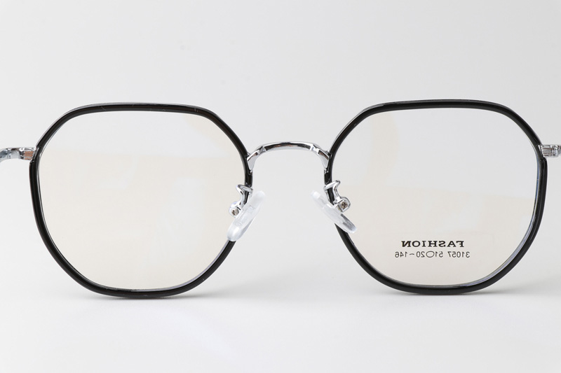 TT31057 Eyeglasses Black Silver