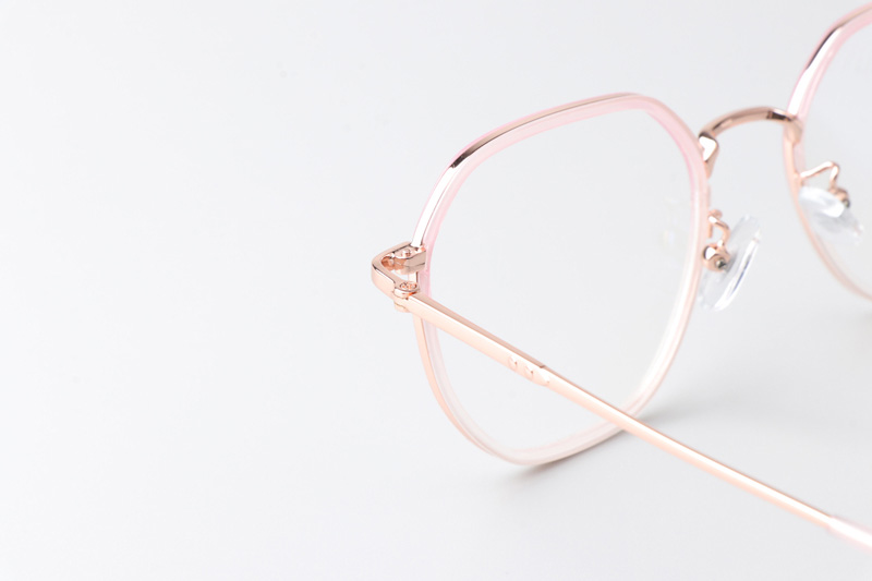 TT31057 Eyeglasses Pink Rose Gold