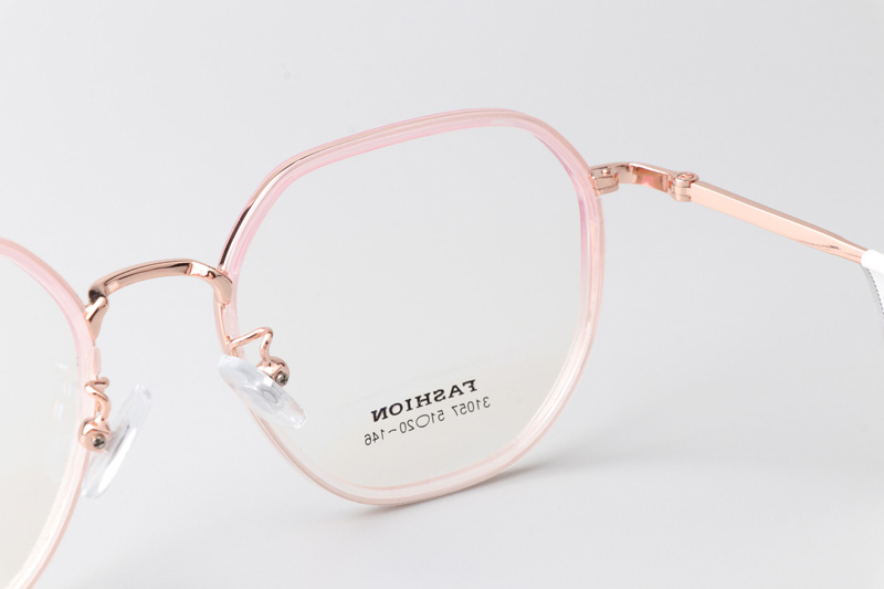 TT31057 Eyeglasses Pink Rose Gold