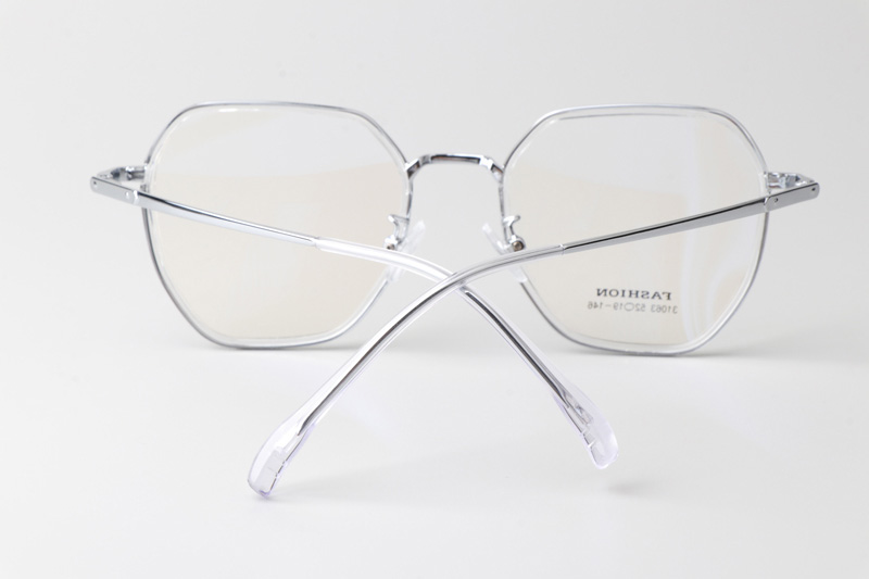 TT31063 Eyeglasses Transparent Silver
