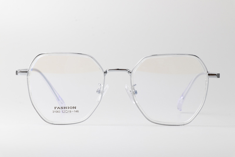 TT31063 Eyeglasses Transparent Silver