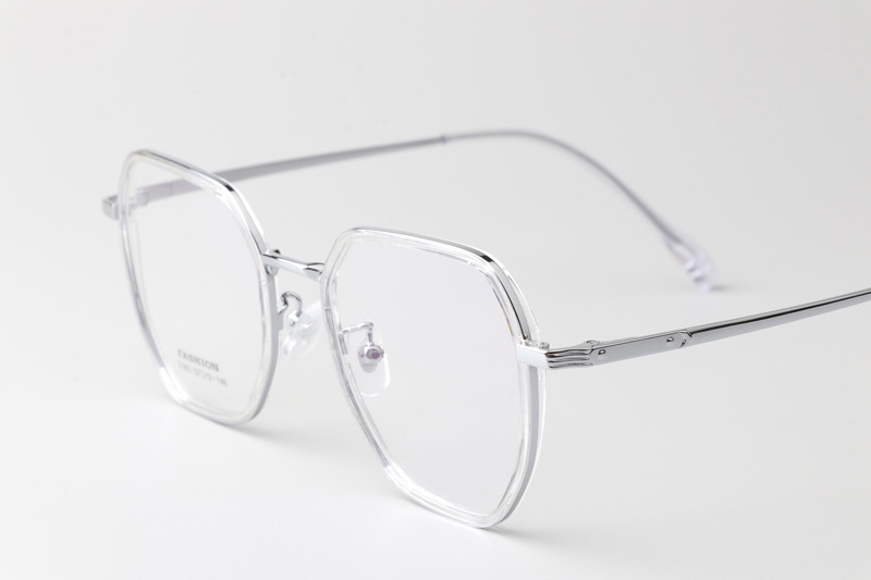 TT31063 Eyeglasses Transparent Silver