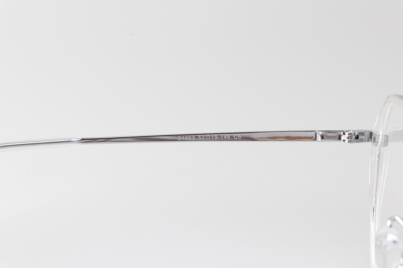 TT31063 Eyeglasses Transparent Silver