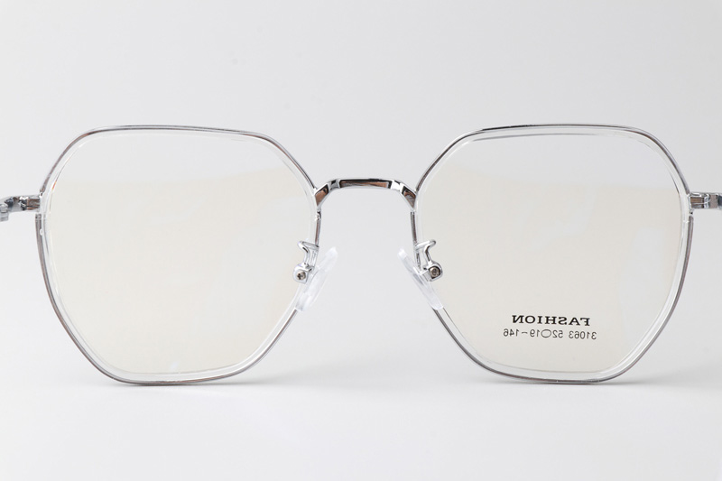 TT31063 Eyeglasses Transparent Silver