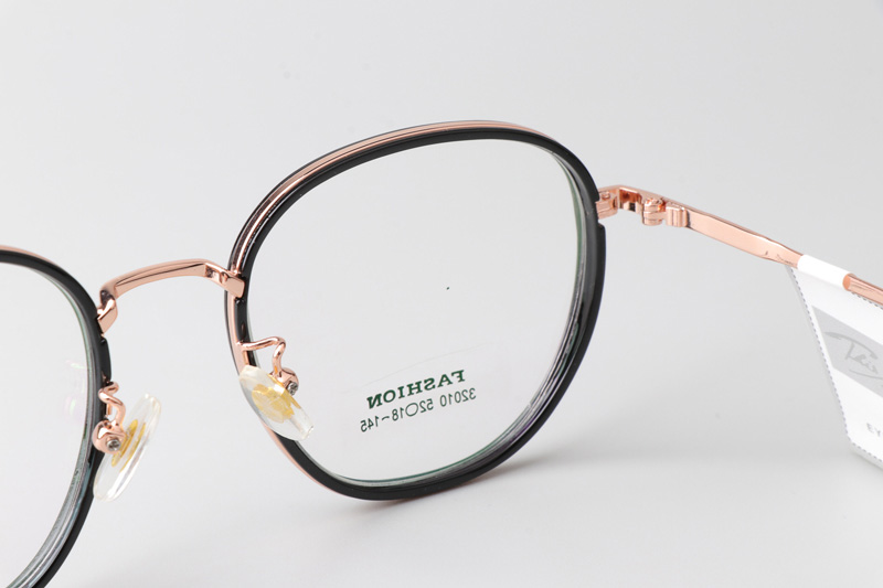 TT32010 Eyeglasses Black Rose Gold