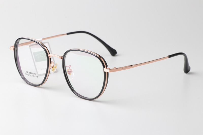 TT32010 Eyeglasses Black Rose Gold