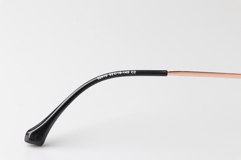 TT32010 Eyeglasses Black Rose Gold