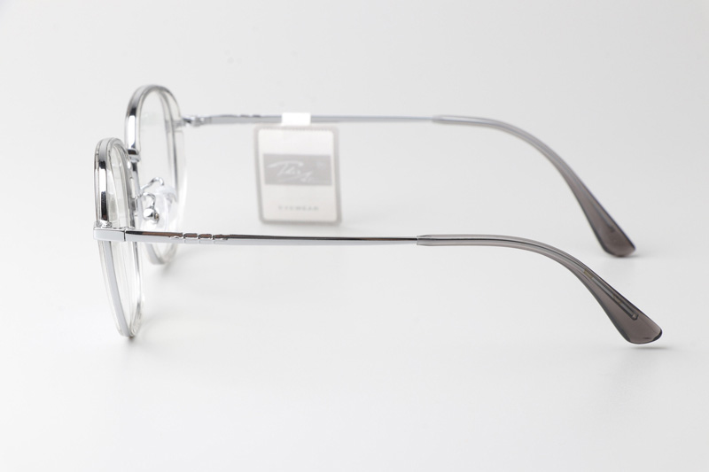 TT32010 Eyeglasses Clear Silver