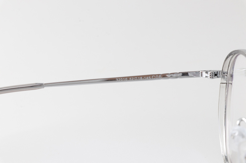 TT32010 Eyeglasses Clear Silver