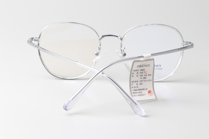 TT32010 Eyeglasses Transparent Silver